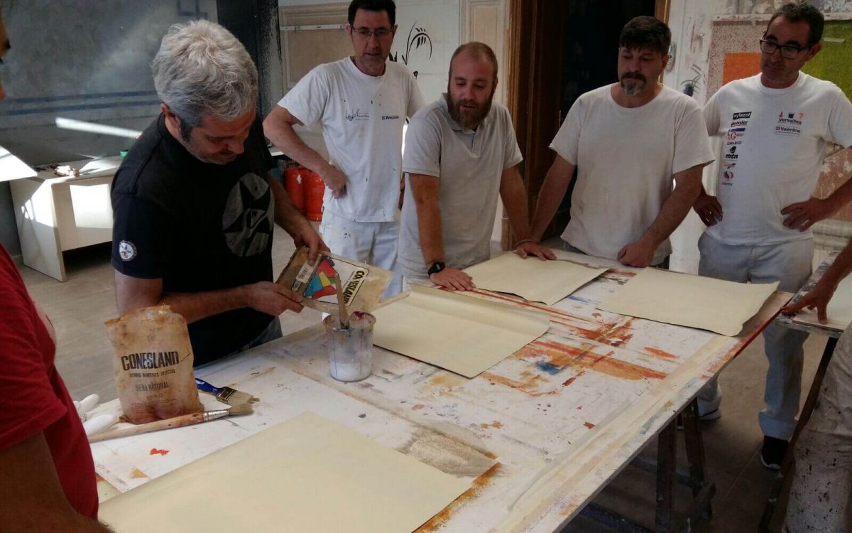 Curso de introducción a la imitación de madera
