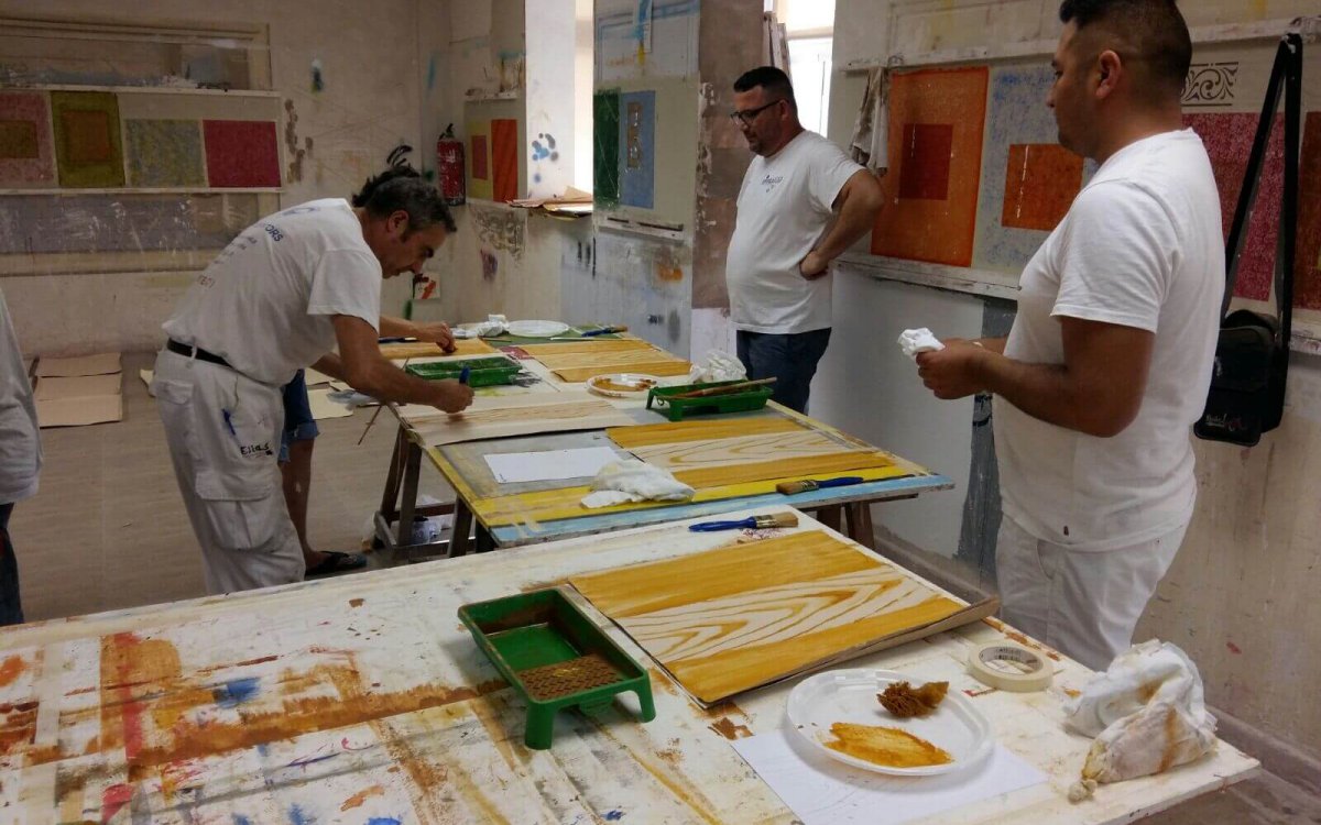 Curso de introducción a la imitación de madera